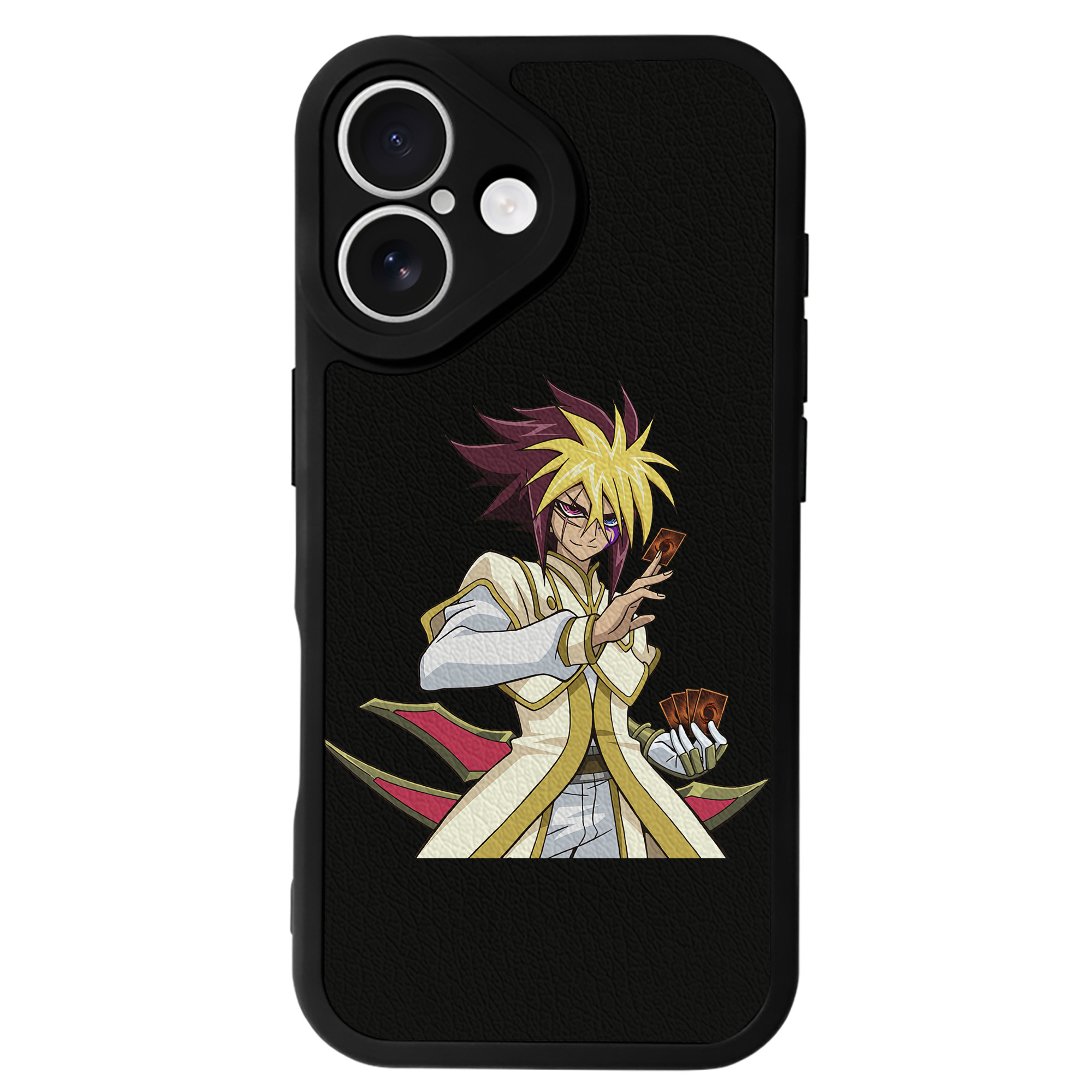 遊☆戯☆王 Yu-Gi-Oh! 【iPhone 16シリーズ対応】シリコンスマホケース（レザー調） 材質：シリコン